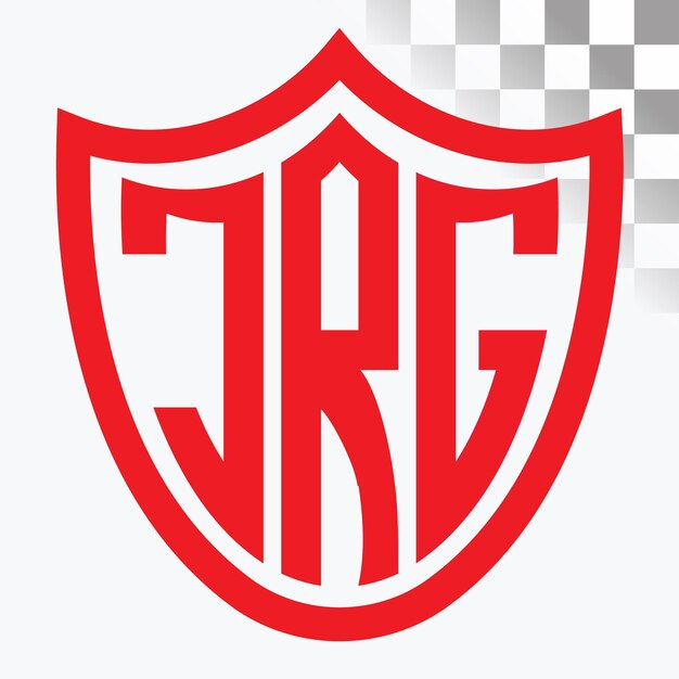 Diseño del logotipo de las letras de JRG