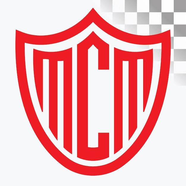 Diseño del logotipo de las letras MCM
