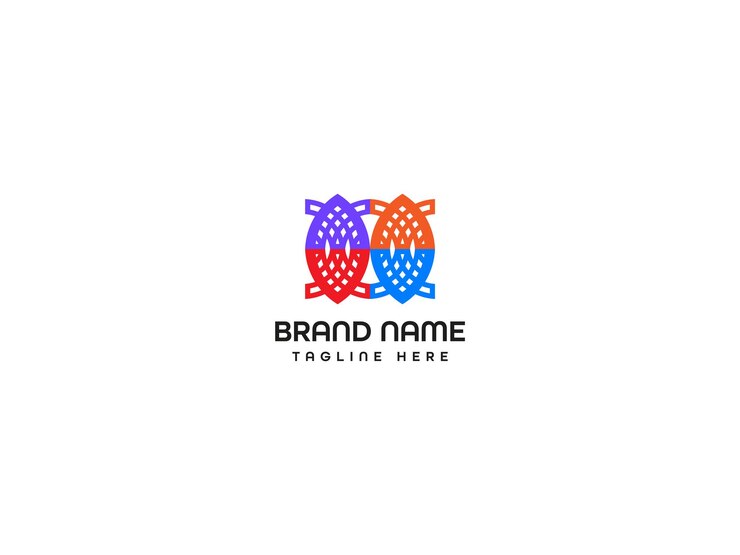 diseño de logotipo de letras modernas