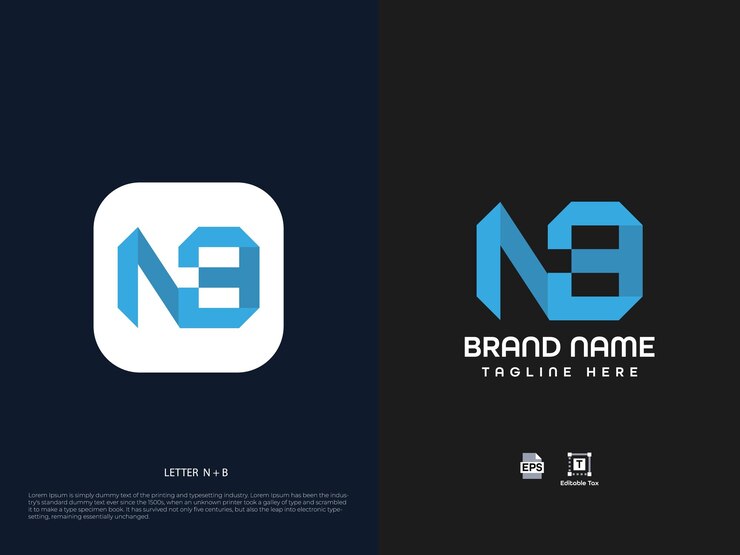 Vector diseño de logotipo de letras modernas