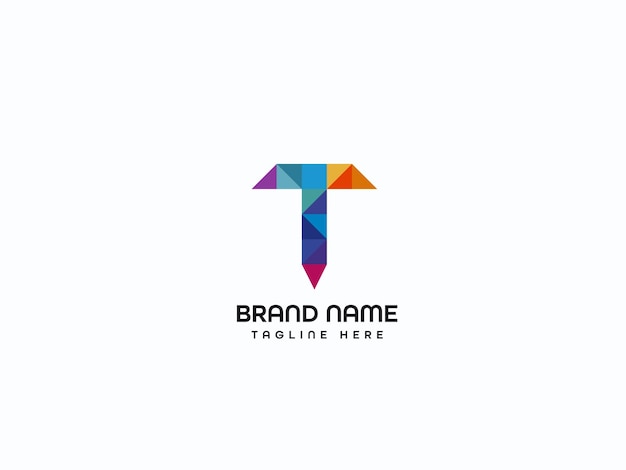 diseño de logotipo de letras modernas