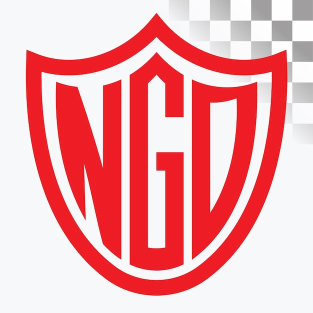 Diseño del logotipo de las letras NGD
