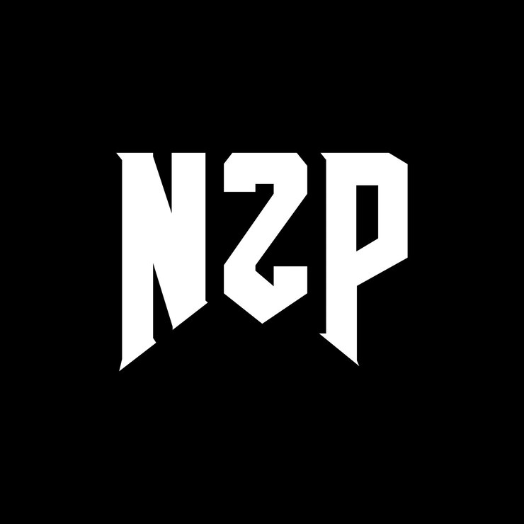 Vector diseño de logotipo de letras nzp para una empresa de tecnología diseño de logos nzp combinación de colores blanco y negro logotipo nzp vector nzp diseño icono nzp alfabeto nzp tipografía diseño de logotipo