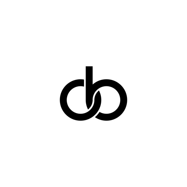 Diseño del logotipo de las letras OB Monograma