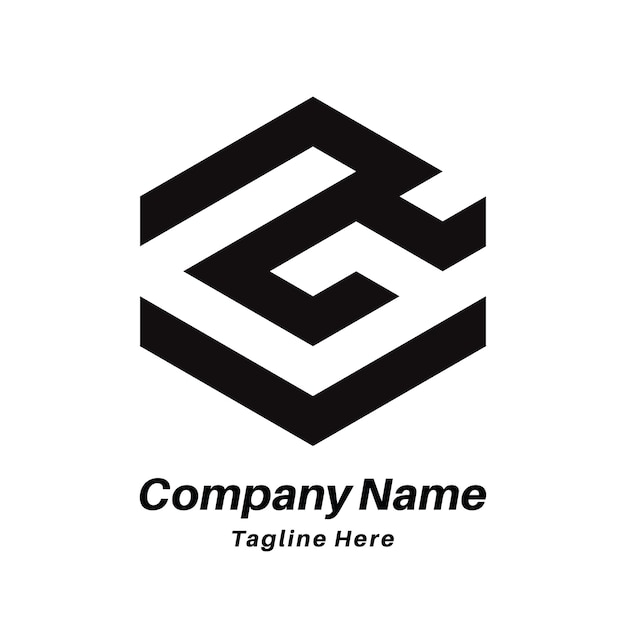 Diseño del logotipo de las letras R y V