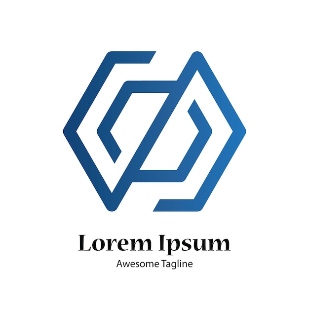Diseño del logotipo de las letras S y N