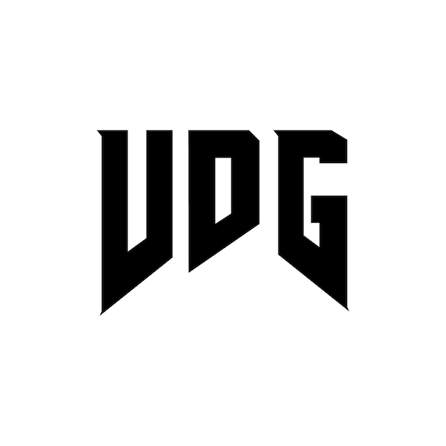 Diseño de logotipo de letras VDG para una empresa de tecnología Diseño de Logotipo VDG Combinación de colores blanco y negro Logo VDG Vector VDG Diseño de icono VDG Alfabeto VDG Tipo de logotipo Diseño