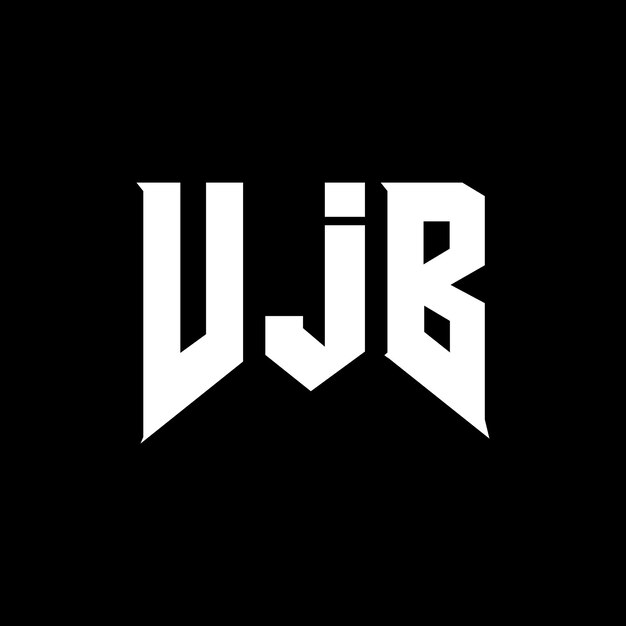 Diseño de logotipo de letras VJB para una empresa de tecnología Diseño del logotipo VJB combinación de colores blanco y negro Logotipo V JB vector VJB diseño Icono VJB alfabeto VJB tipografía Diseño del Logotipo