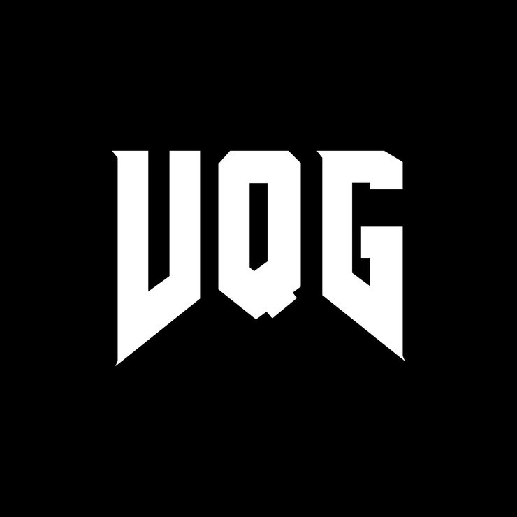 Vector diseño de logotipo de letras vqg para una empresa de tecnología diseño de logos vqg combinación de colores blanco y negro logotipo vqg vector vqg diseño de icono vqg alfabeto vqg tipo de logotipo diseño