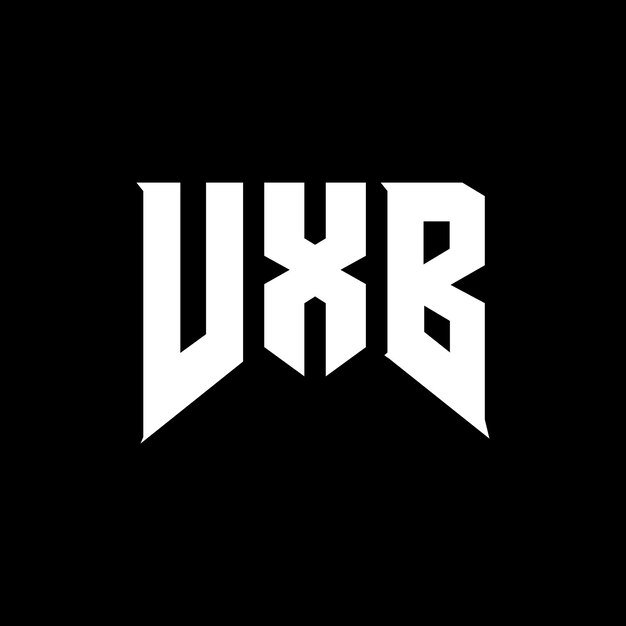 Diseño de logotipo de letras VXB para una empresa de tecnología Diseño del logotipo VXB combinación de colores blanco y negro Logotipo VxB Vector VXB Diseño del icono VXB Alfabeto VXB Tipo de logotipo