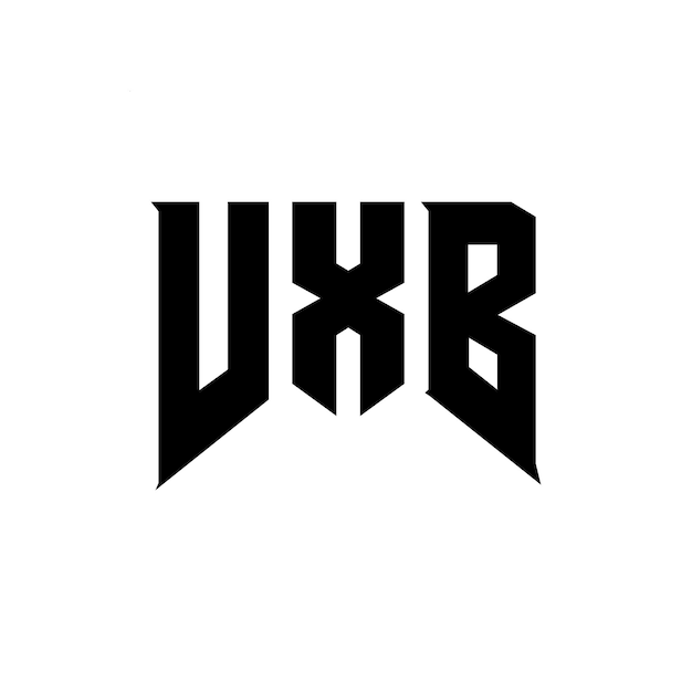 Diseño de logotipo de letras VXB para una empresa de tecnología Diseño del logotipo VXB combinación de colores blanco y negro Logotipo VxB Vector VXB Diseño del icono VXB Alfabeto VXB Tipo de logotipo