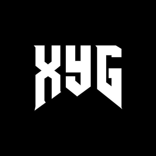 Diseño de logotipo de letras XYG para una empresa de tecnología Diseño de logos XYG combinación de colores blanco y negro XYG logotipo XYG vector XYG diseño XYG icono XYG alfabeto XYG tipografía diseño de logotipo