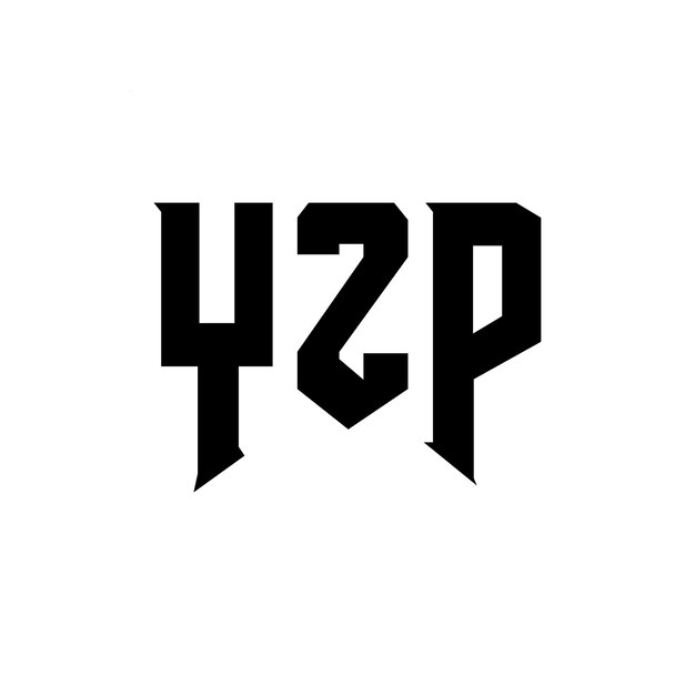 Diseño de logotipo de letras YZP para una empresa de tecnología Diseño de logos YZP combinación de colores blanco y negro Logotipo YZP vector YZP diseño Icono YZP alfabeto YZP tipografía diseño de logotipo