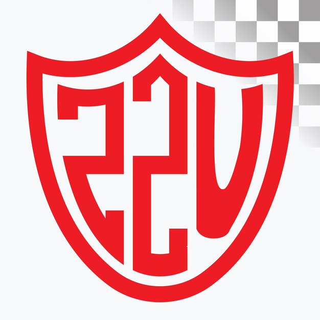 Diseño del logotipo de las letras ZZU