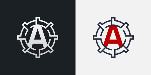 Un diseño de logotipo Letrero limpio y moderno Un logotipo de forma redonda