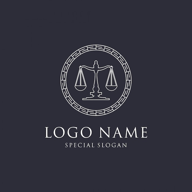 diseño de logotipo de ley