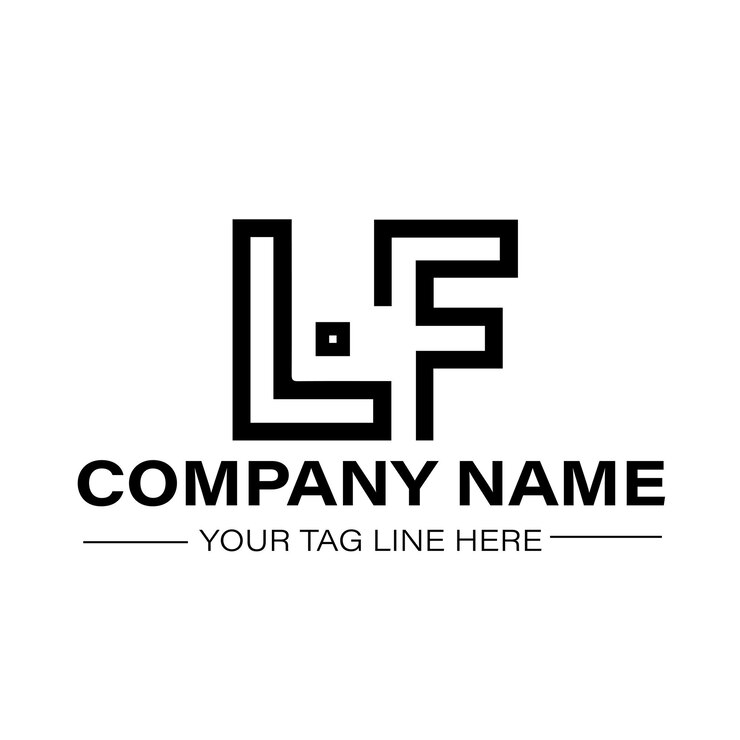 Diseño de logotipo LF de alta calidad, moderno, minimalista, creativo y profesional