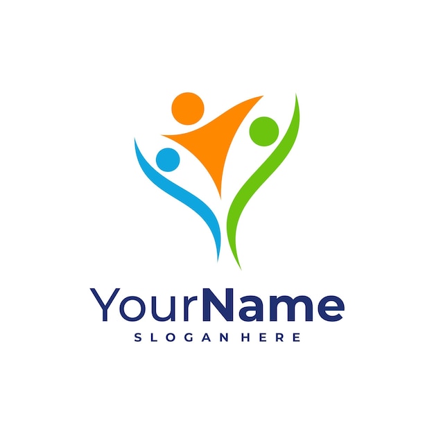 Diseño del logotipo del líder plantilla Ilustración vectorial del logotipo de Star People