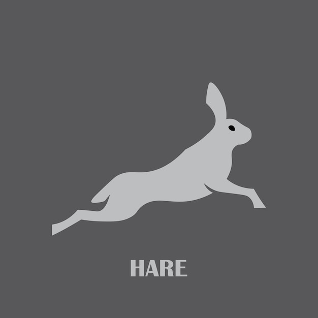 diseño de logotipo de liebrelogotipo de animal