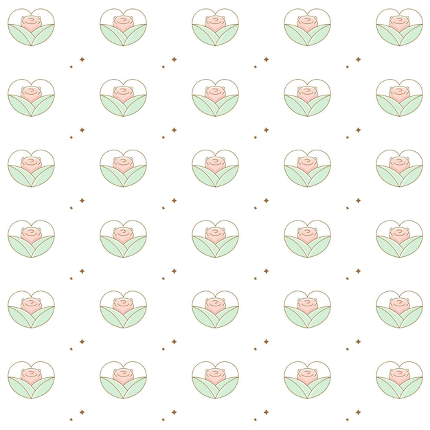 Diseño de logotipo linda flor minimalista Vector
