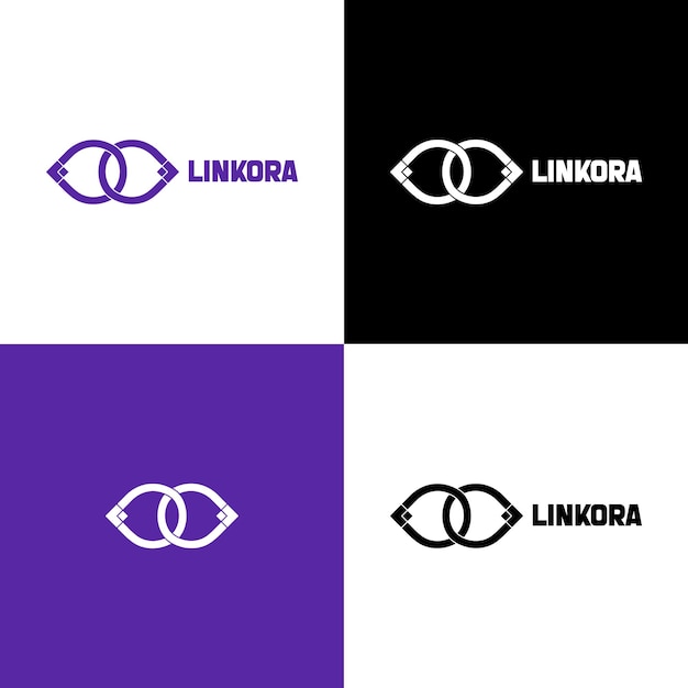 Diseño del logotipo de Linkora