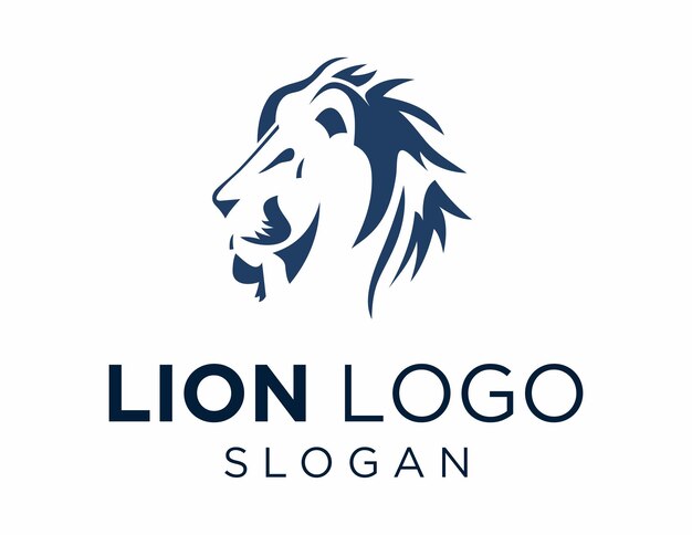 El diseño del logotipo de Lion se creó utilizando la aplicación Corel Draw 2018 con un fondo blanco