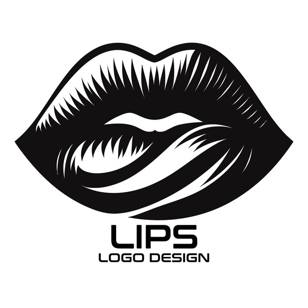 Diseño del logotipo de Lips Vector