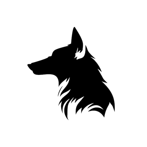 diseño de logotipo de lobo vector símbolo gráfico idea creativa