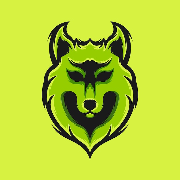 Diseño de logotipo de lobo