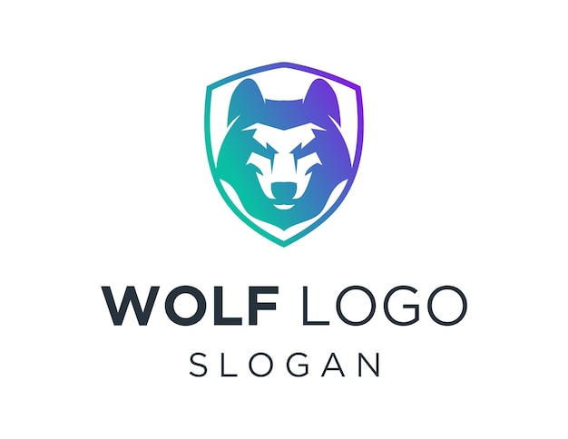 diseño de logotipo de lobo