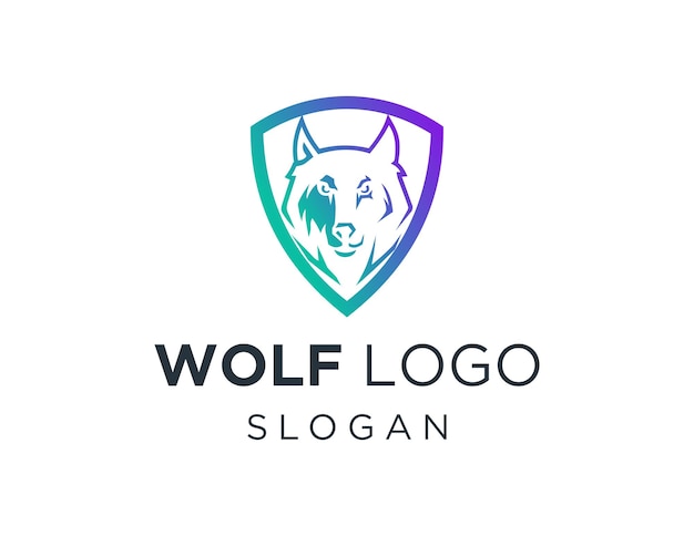 diseño de logotipo de lobo
