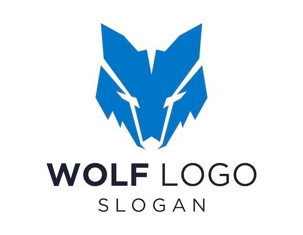 diseño de logotipo de lobo