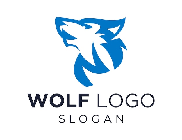 diseño de logotipo de lobo