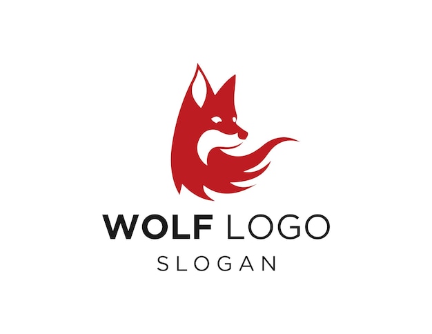 diseño de logotipo de lobo