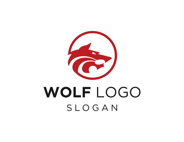 diseño de logotipo de lobo