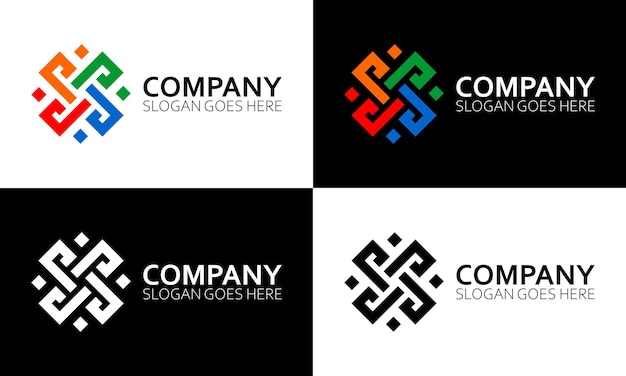 Vector diseño de logotipo para el logotipo de la empresa y el logotipo de la empresa