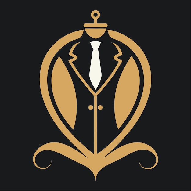 diseño de logotipo de lujo elegante vector ilustración de icono