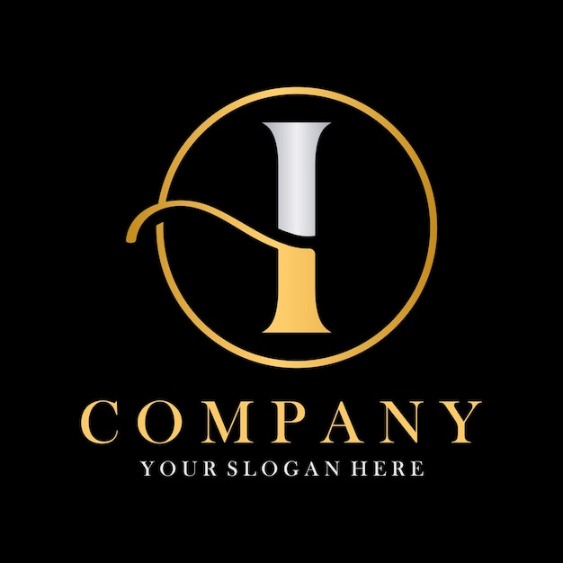 Diseño de logotipo de lujo I Diseño de letras vectorial