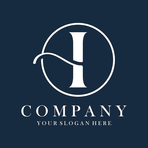 Diseño de logotipo de lujo I Diseño de letras vectorial