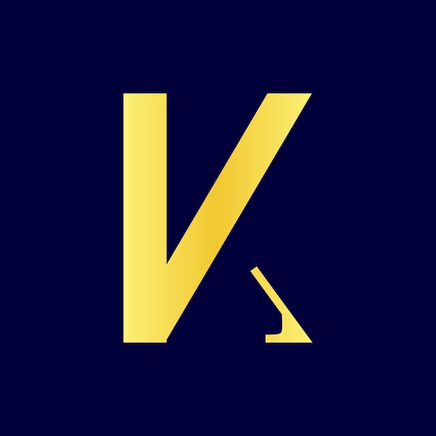 diseño del logotipo de lujo k último