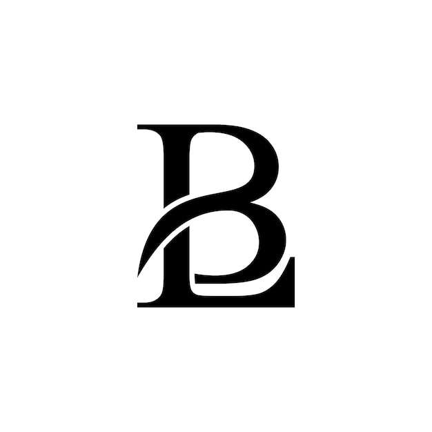 Diseño de logotipo de lujo LB