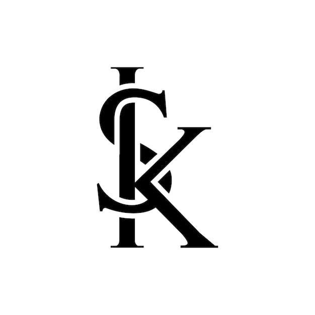 Diseño de logotipo de lujo SK