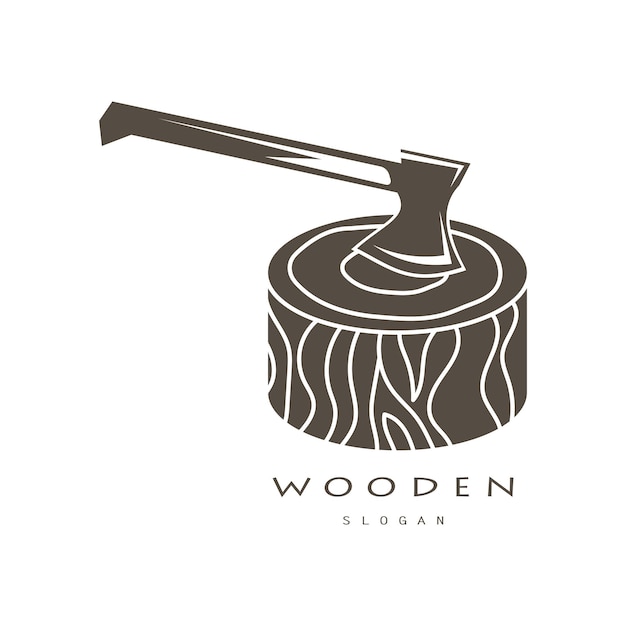 diseño de logotipo de madera para la construcción artesanos de madera empresas de procesamiento de madera