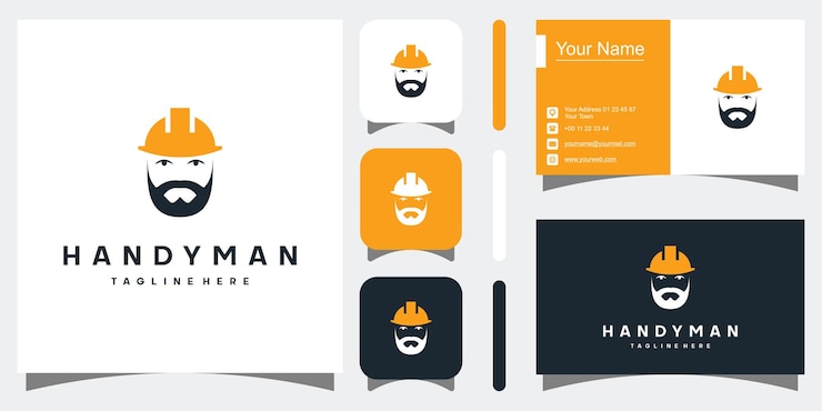 Vector diseño de logotipo de manitas vector premium