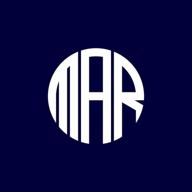 diseño del logotipo de mar circle