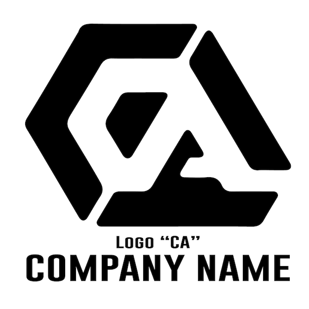 Diseño del logotipo de la marca CA