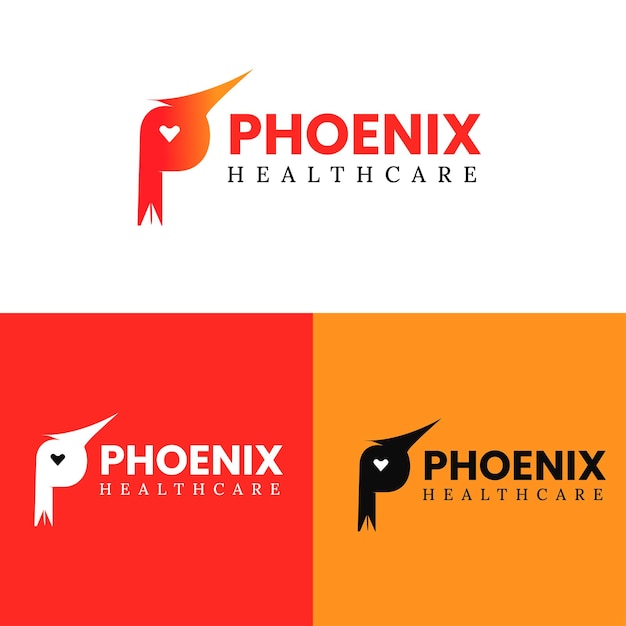 Diseño de logotipo de marca de la empresa Phoenix