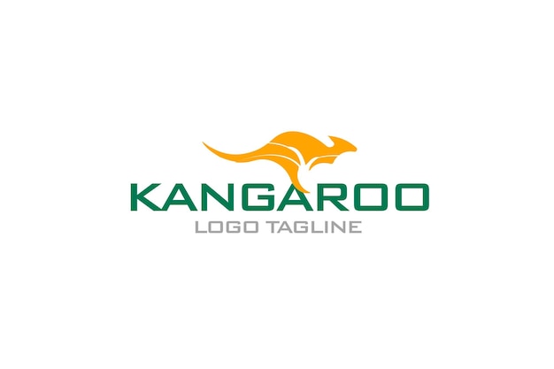Diseño del logotipo de la marca Kangaroo
