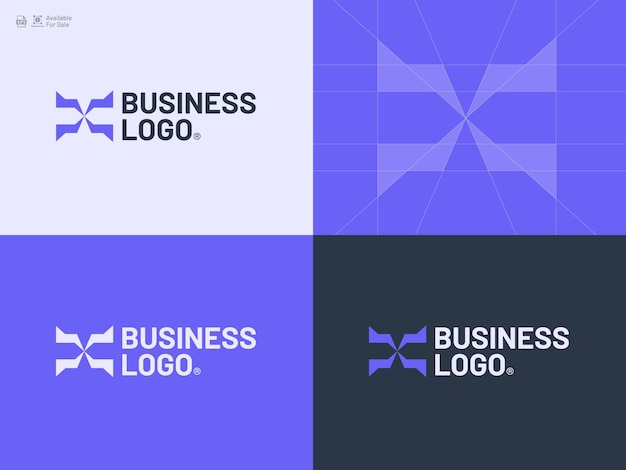 Vector diseño de logotipo de marca pictórica para todo tipo de negocio.