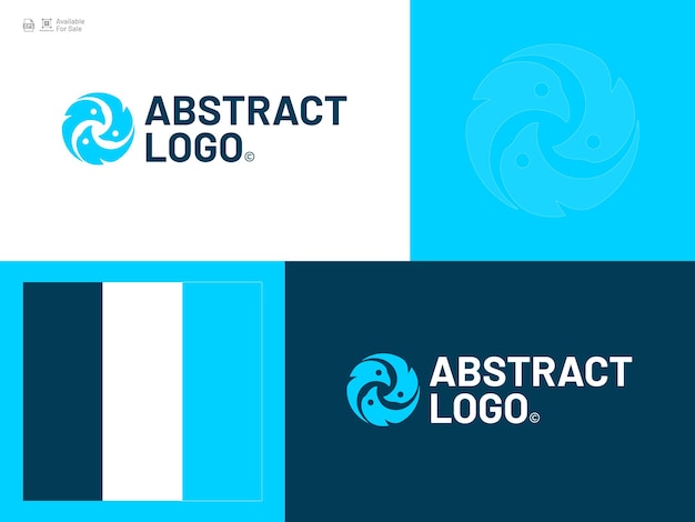 Vector diseño de logotipo de marca pictórica para todo tipo de negocio.